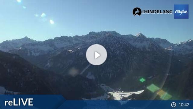 WebCam showing current Snow conditions in Oberjoch-Hindelang