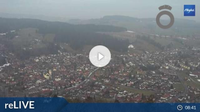 WebCam showing current Snow conditions in Oberstaufen