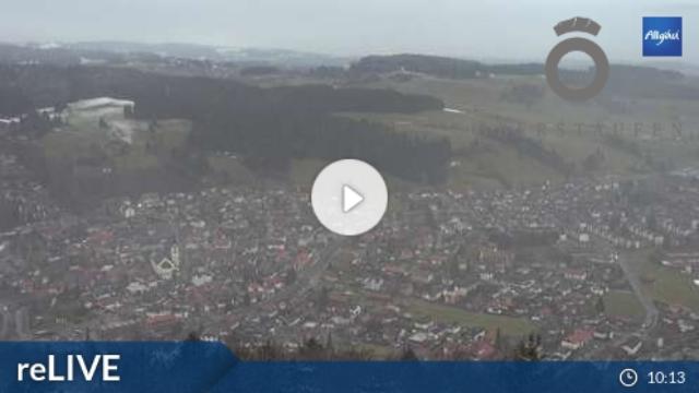 WebCam showing current Snow conditions in Oberstaufen