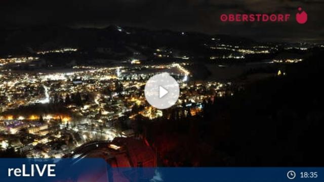 WebCam showing current Snow conditions in Oberstdorf