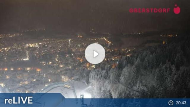 WebCam showing current Snow conditions in Oberstdorf