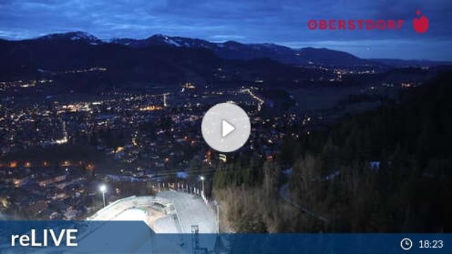 WebCam showing current Snow conditions in Oberstdorf