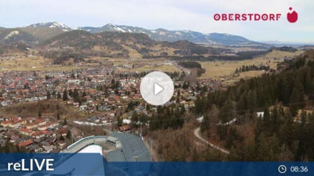 WebCam showing current Snow conditions in Oberstdorf