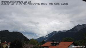 WebCam showing current Snow conditions in Pfronten, &copy;www.foto-webcam.net