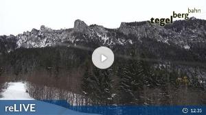 WebCam showing current Snow conditions in Schwangau / Tegelberg, ©wtvthmb.feratel.com