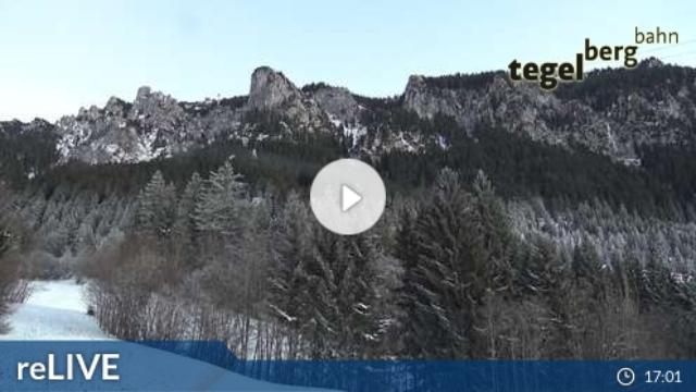 WebCam showing current Snow conditions in Schwangau / Tegelberg