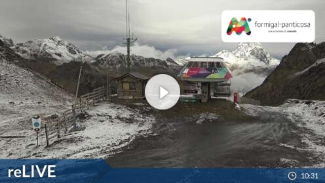 WebCam showing current Snow conditions in Formigal