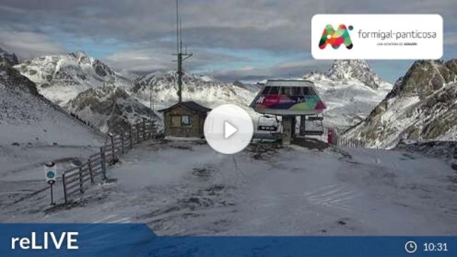 WebCam showing current Snow conditions in Formigal