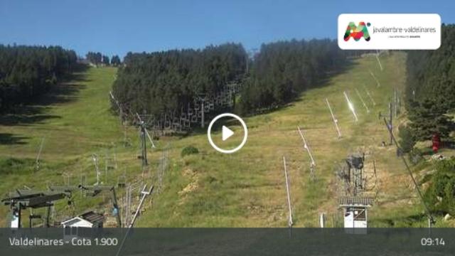 WebCam showing current Snow conditions in Valdelinares