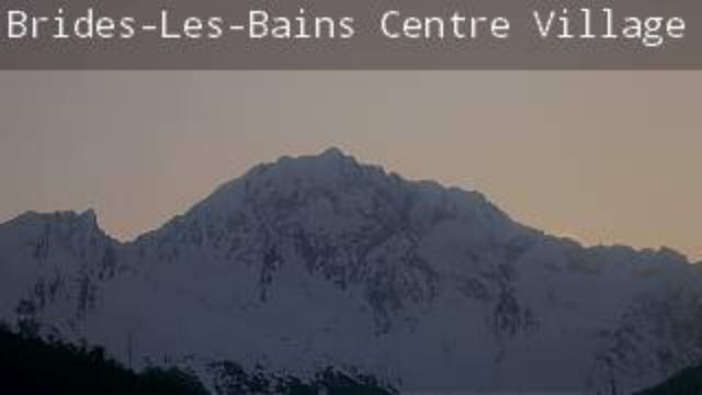 WebCam showing current Snow conditions in Brides-les-Bains