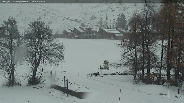 WebCam showing current Snow conditions in Champagny en Vanoise