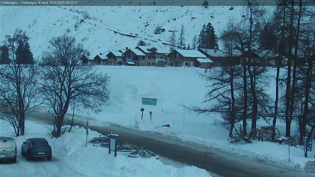 WebCam showing current Snow conditions in Champagny en Vanoise