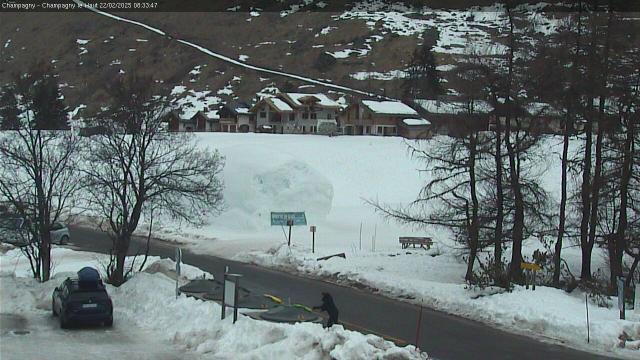 WebCam showing current Snow conditions in Champagny en Vanoise