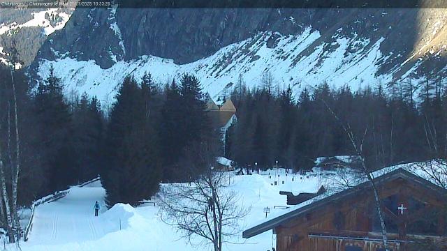 WebCam showing current Snow conditions in Champagny en Vanoise