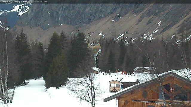 WebCam showing current Snow conditions in Champagny en Vanoise