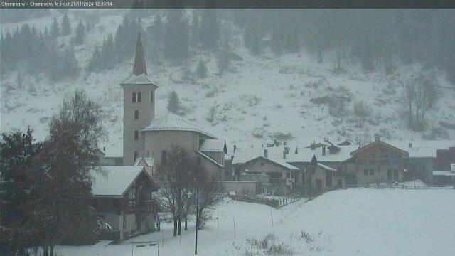 WebCam showing current Snow conditions in Champagny en Vanoise