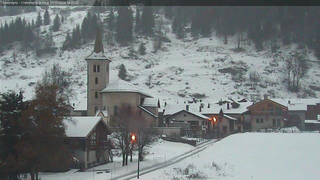 WebCam showing current Snow conditions in Champagny en Vanoise