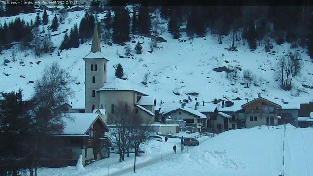 WebCam showing current Snow conditions in Champagny en Vanoise