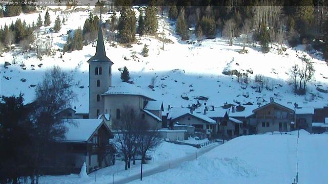 WebCam showing current Snow conditions in Champagny en Vanoise