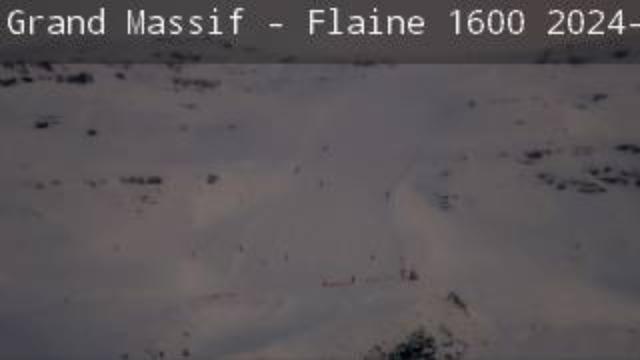 WebCam showing current Snow conditions in Grand Massif