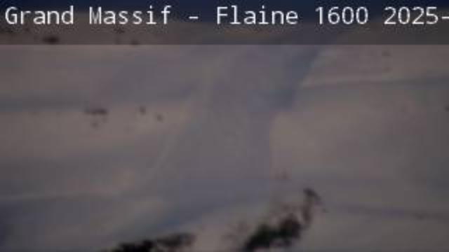 WebCam showing current Snow conditions in Grand Massif