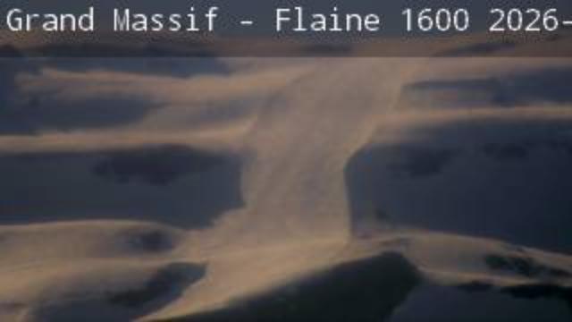 WebCam showing current Snow conditions in Grand Massif