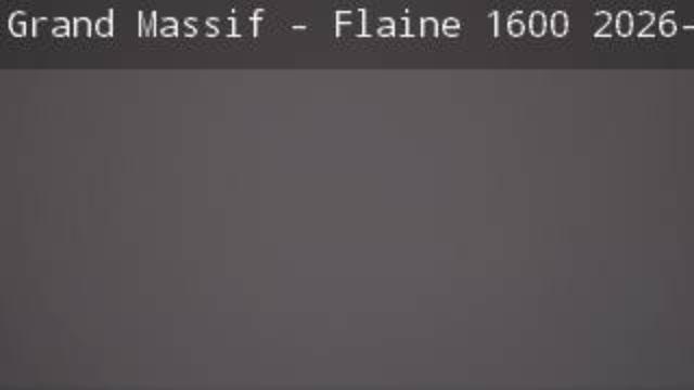 WebCam showing current Snow conditions in Grand Massif