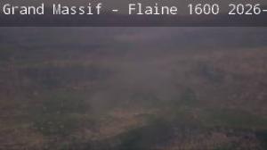 WebCam showing current Snow conditions in Grand Massif, &copy;Trinum