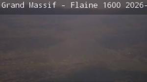WebCam showing current Snow conditions in Grand Massif, &copy;Trinum