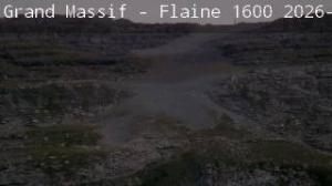 WebCam showing current Snow conditions in Grand Massif, &copy;Trinum