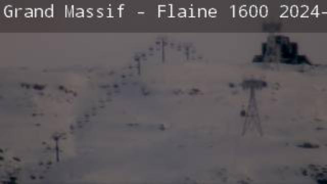 WebCam showing current Snow conditions in Grand Massif