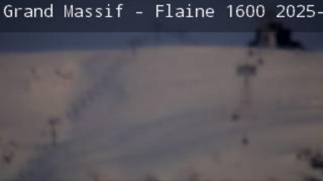 WebCam showing current Snow conditions in Grand Massif