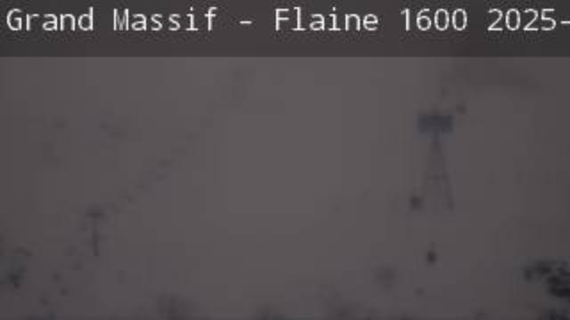 WebCam showing current Snow conditions in Grand Massif