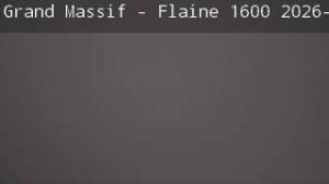 WebCam showing current Snow conditions in Grand Massif, &copy;Trinum
