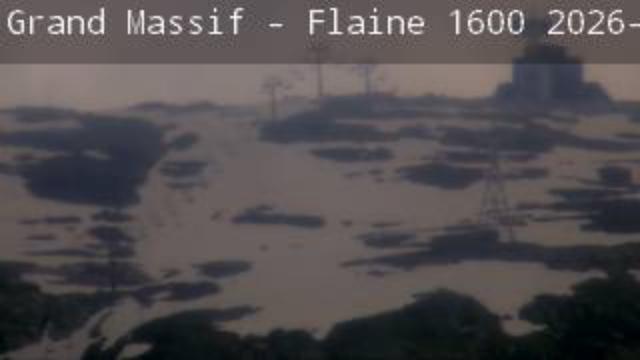 WebCam showing current Snow conditions in Grand Massif