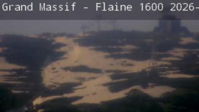 WebCam showing current Snow conditions in Grand Massif