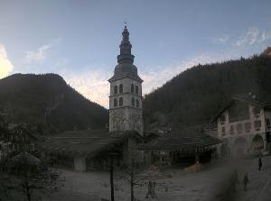 WebCam showing current Snow conditions in La Clusaz, ©null