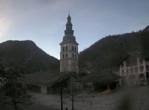 WebCam showing current Snow conditions in La Clusaz, ©null