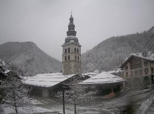 WebCam showing current Snow conditions in La Clusaz, ©null