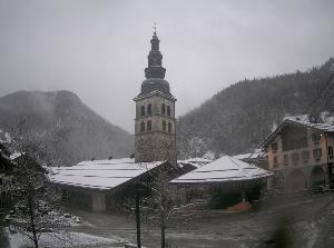 WebCam showing current Snow conditions in La Clusaz, ©null