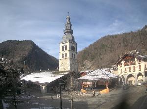 WebCam showing current Snow conditions in La Clusaz, ©null