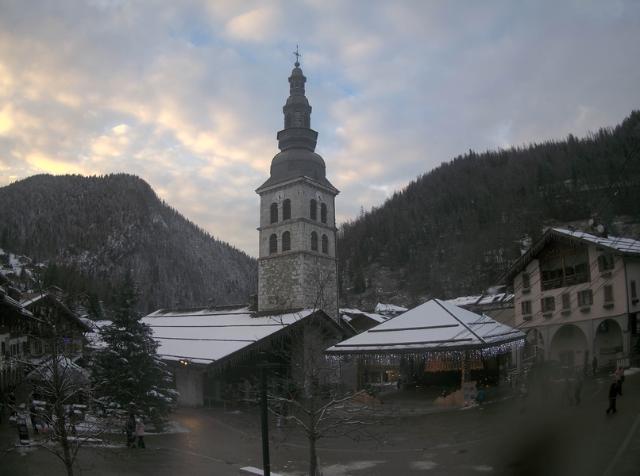 WebCam showing current Snow conditions in La Clusaz