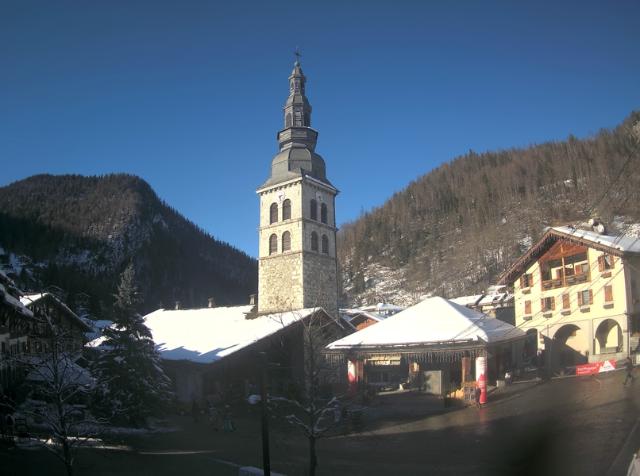 WebCam showing current Snow conditions in La Clusaz