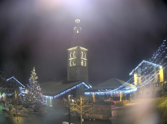 WebCam showing current Snow conditions in La Clusaz