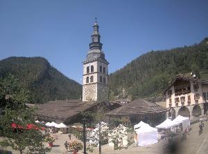 WebCam showing current Snow conditions in La Clusaz, &copy;null