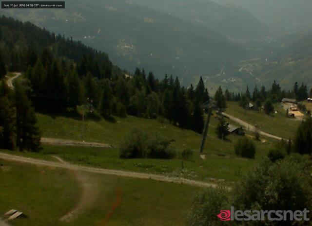 WebCam showing current Snow conditions in Les Arcs
