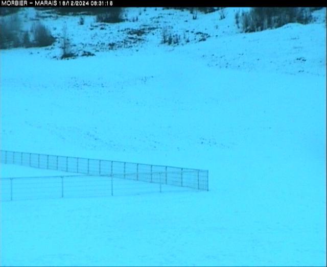 WebCam showing current Snow conditions in Morbier