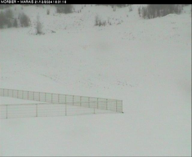 WebCam showing current Snow conditions in Morbier