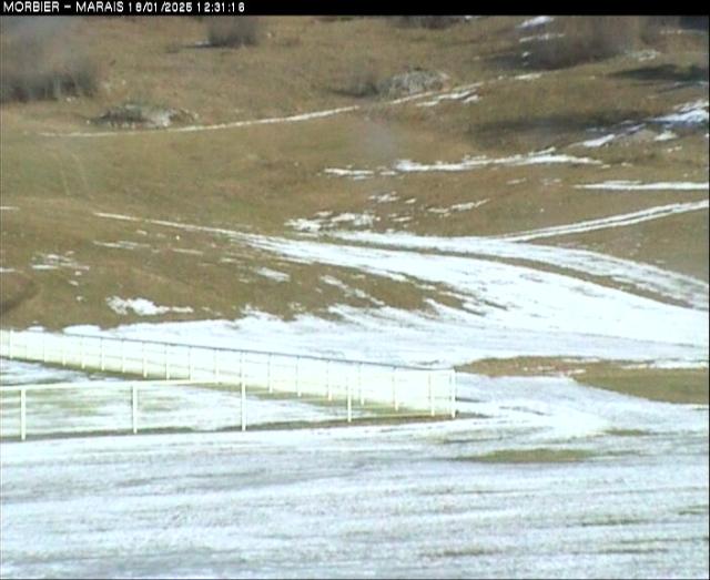 WebCam showing current Snow conditions in Morbier