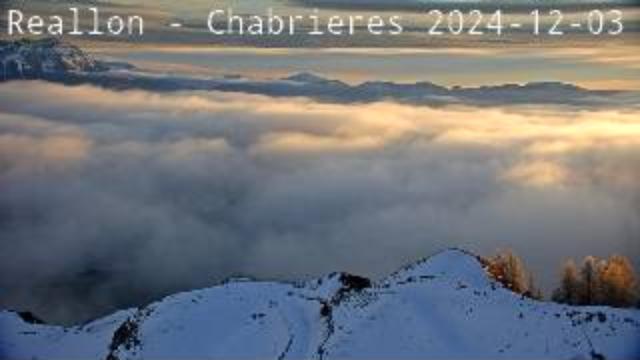 WebCam showing current Snow conditions in Réallon